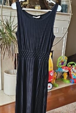Tory Burch Elegant Black Midi Dress